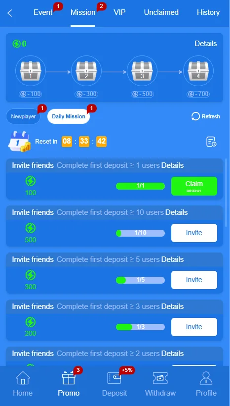 666H APK Missions